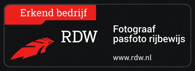RDW erkend bedrijf — fotograaf pasfoto rijbewijs